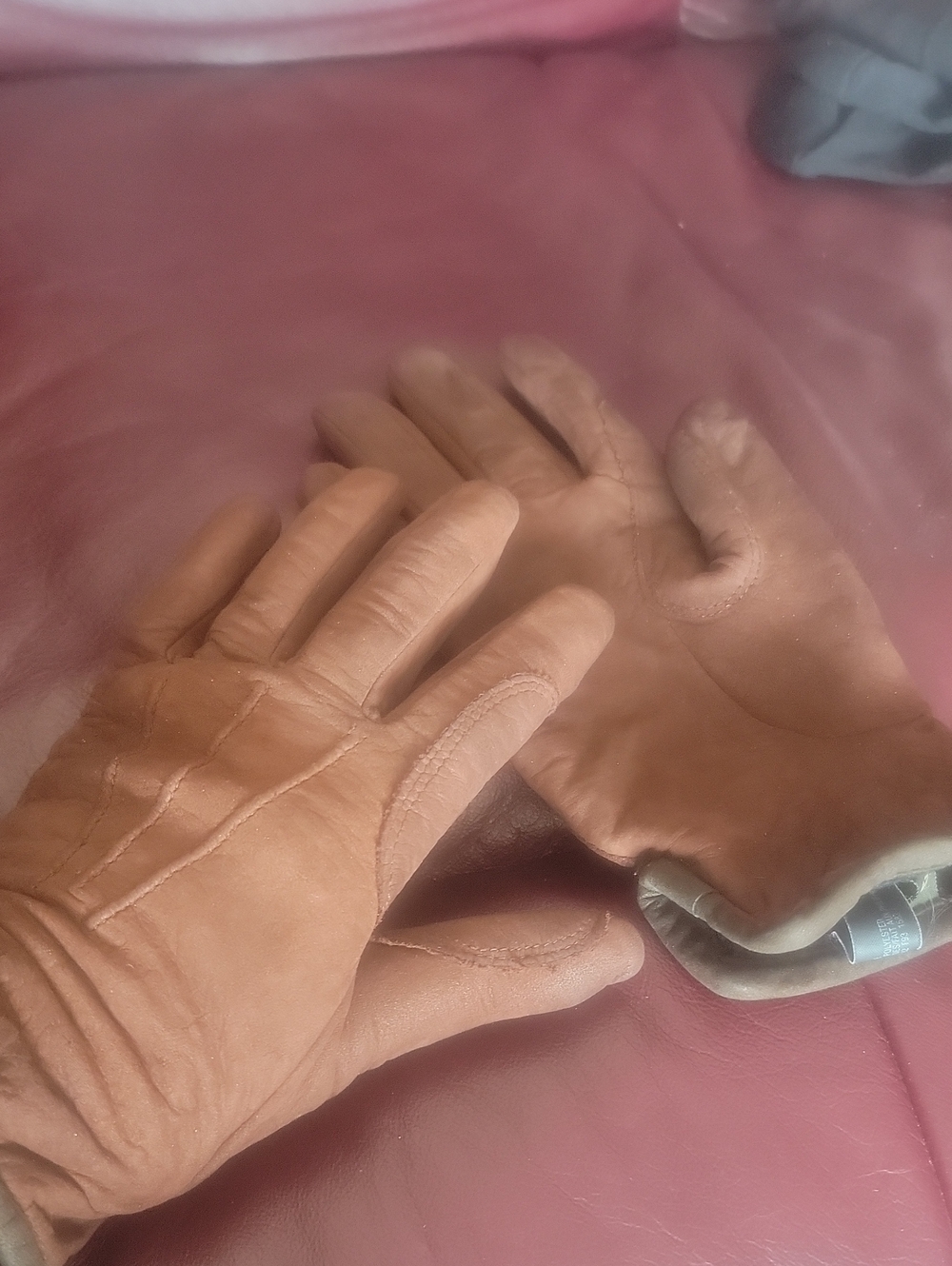 Timberland Leather Gloves Med